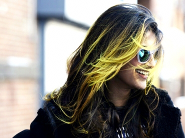 Le ombr hair fluo