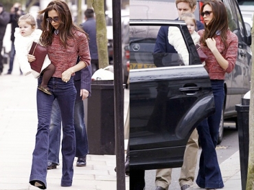 Victoria Beckham, look seventies