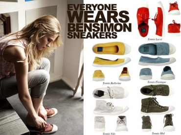 Les tennis Bensimon