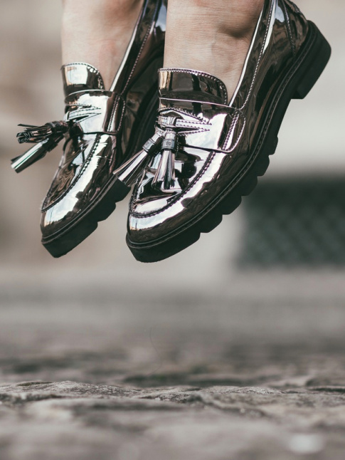 Une fois twists, les mocassins se rvlent bien plus faciles  porter