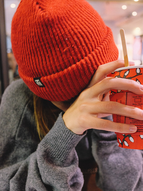 Orange + gris = le bon mix