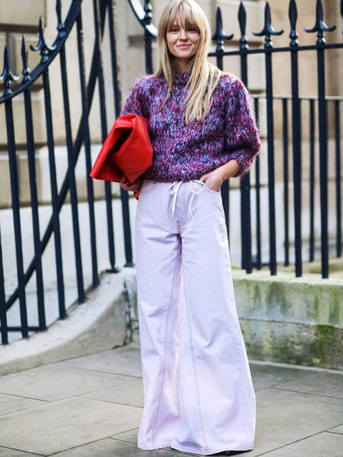 Lila + mauve + rouge = le bon mix