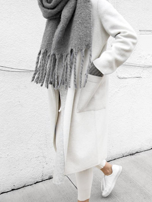 Gris moelleux + look immacul = le bon mix