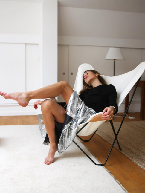 Oui au look de fte  l'allure de look post-fte !