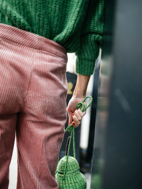 Qui et cru que le vert fort se marierait bien au rose bonbon ?