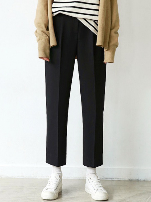 Oui au pantalon de ville trait en mode cosy/casual !