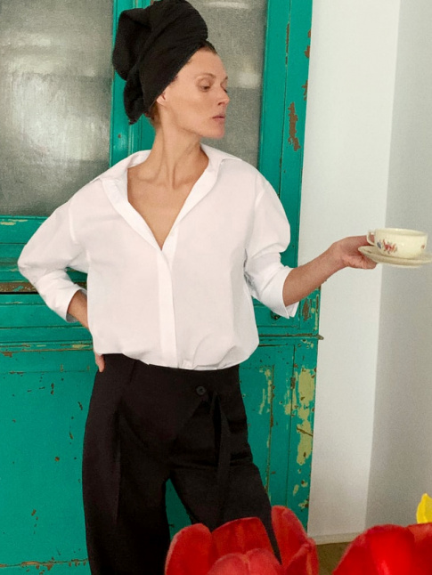 Quand la serviette se fait chic...
