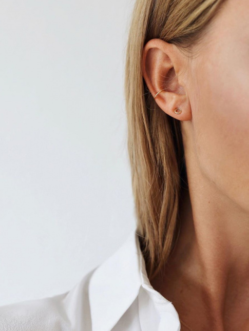 Mlant reflets dors et extrme dlicatesse, ces boucles d'oreilles ont tout bon !