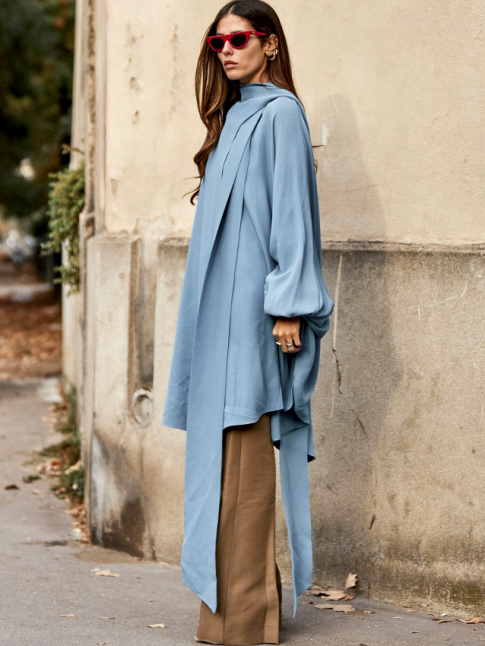 Rouge + bleu fum + caramel = le bon mix