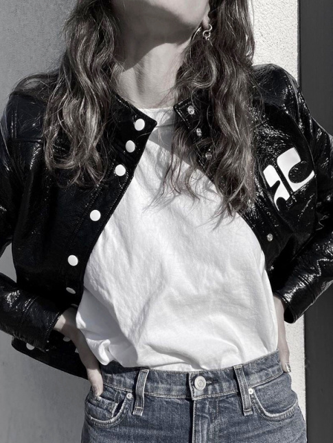 Envie d'une veste en cuir cir !