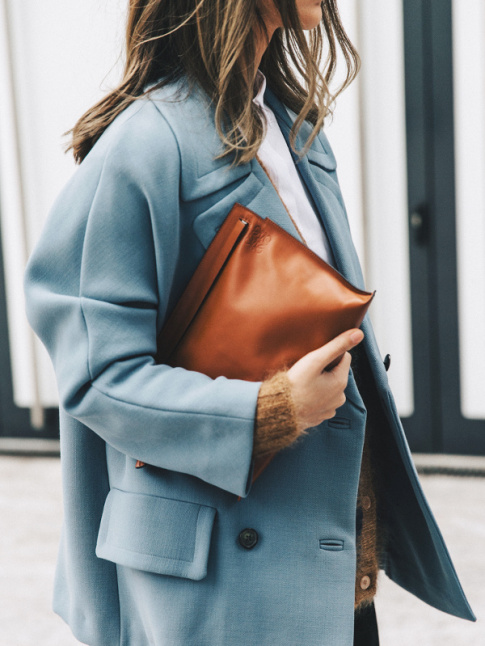 Bleu fume + caramel + blanc = le bon mix