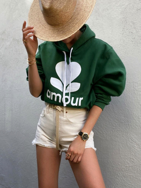 Wanted : un sweat  capuche vert sapin !