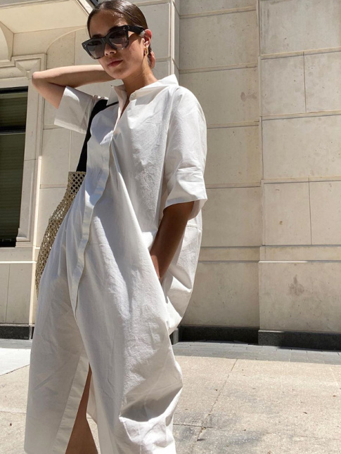 La robe chemise blanche : un basique dont on ne se lasse pas !