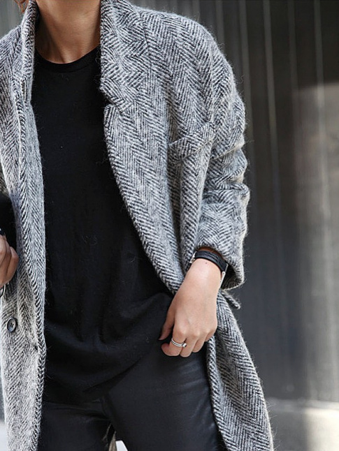 Mlant manteau masculin et pices simplissimes, ce look a tout bon !