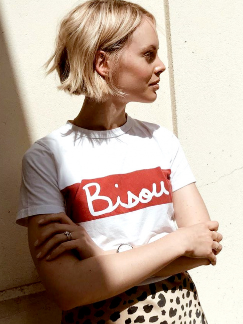Blondeur + carr mutin = le bon mix