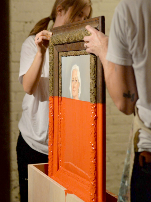 Et si l'on offrait un twist arty aux vieux tableaux chins sur les brocantes de nos rgions ?