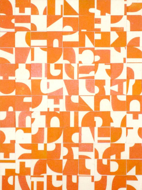 Orange + rose + blanc cass = le bon mix