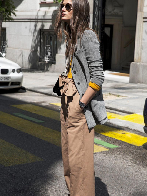 Gris + jaune + camel = le bon mix
