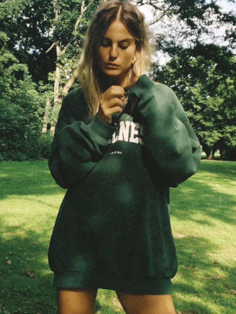 Wanted : un sweat vert un brin trop grand !