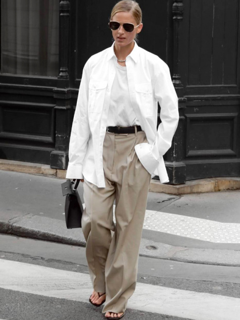 Wanted : un pantalon large  pinces grge !