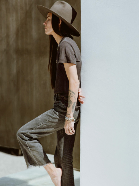 Look casual/rock + feutre de caractre = le bon mix