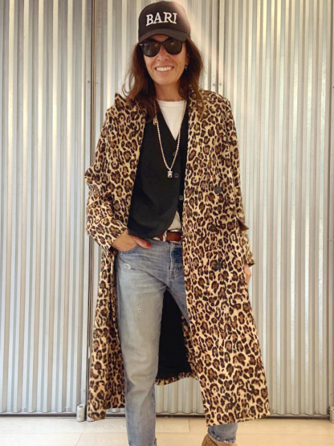Viviana Volpicella a le chic pour rendre dsirable l'imprim lopard !