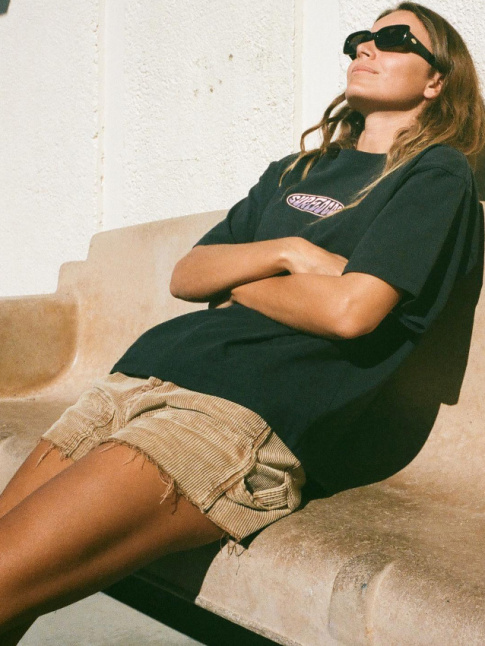 Trs envie de dcouper un short dans un baggy en velours ctel !