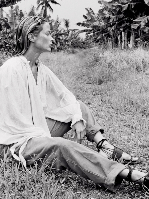 Wanted : une ample blouse blanche  porter en mode bohme roots !