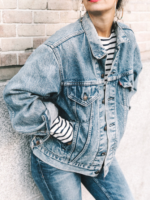Duo de denim + marinire = le bon mix