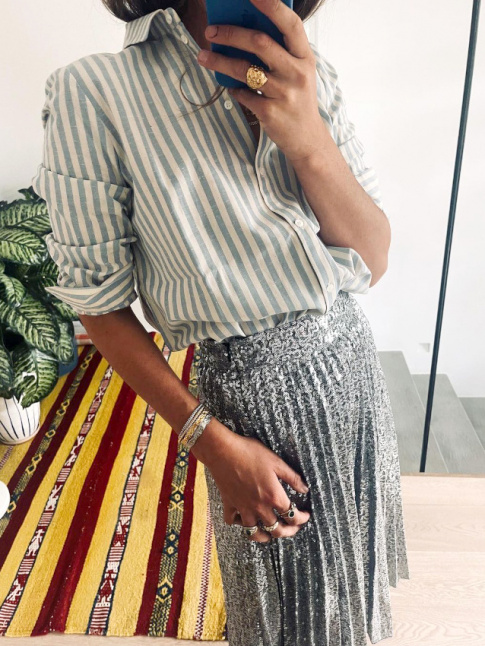 Oui aux sequins traits en mode diurne !