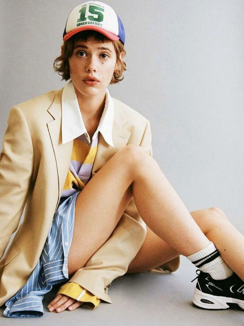 lments sportswear + couleurs fantaisie + blazer masculin = le bon mix
