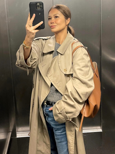 Pour ou contre le trench trop grand ?