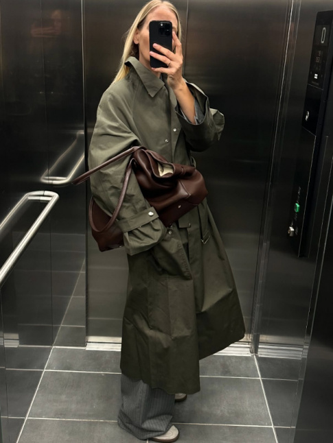 Le trench kaki, encore plus irrsistible que son homologue camel !