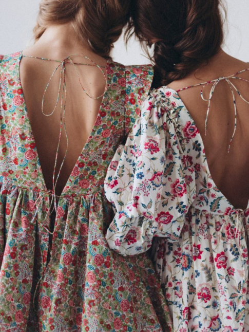 Envie de robe fleurie dos nu !
