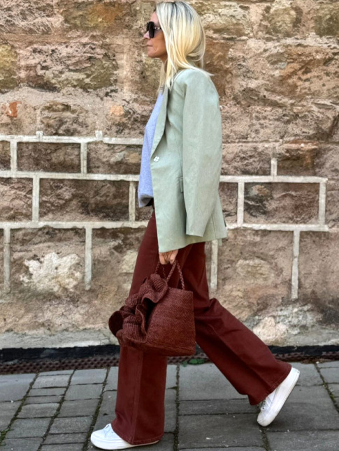 Vert lichen + marron tirant vers le rouge = le bon mix
