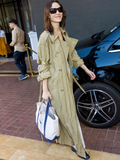Wanted : un long trench olive !