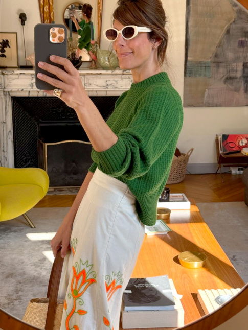 Vert + blanc + touches d'orange = le bon mix