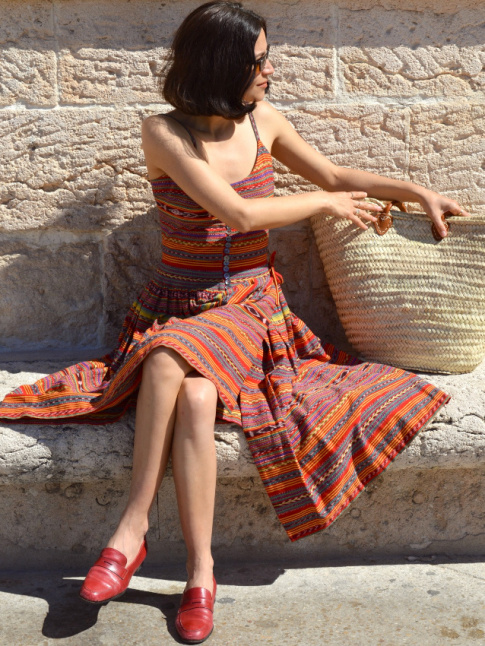 Vintage et colore, cette petite robe Lanvin a tout bon !