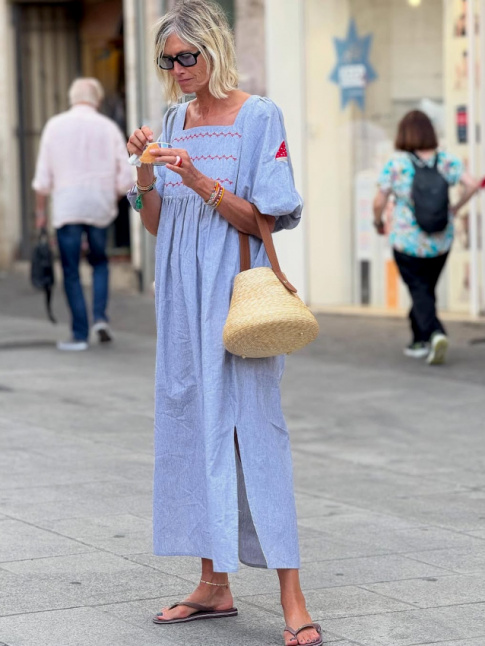 Un dlicieux sorbet, une robe estivale, un panier en raphia tress... what else ?