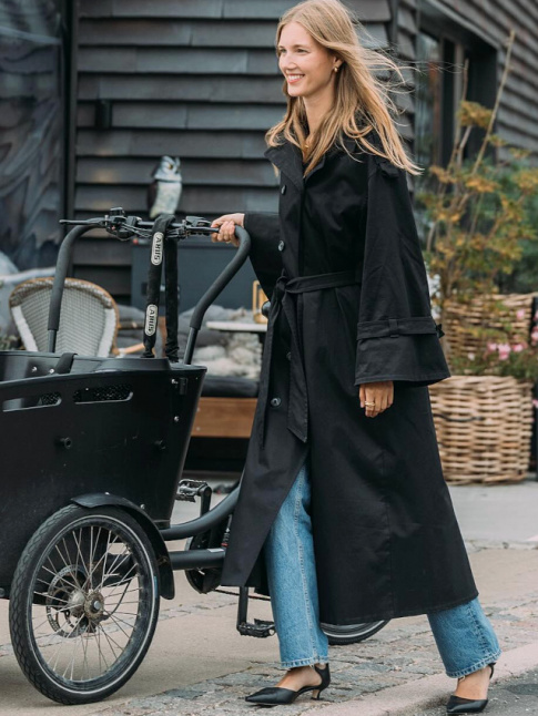 Trench + escarpins = le bon mix