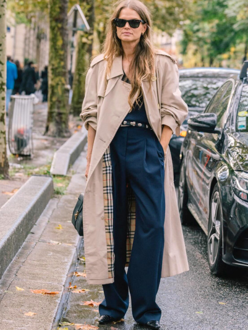 Oui au trench port en mode boyish !