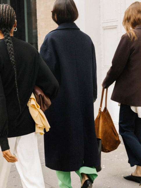 Rien de tel qu'un vert pomme pour rveiller le bleu marine !