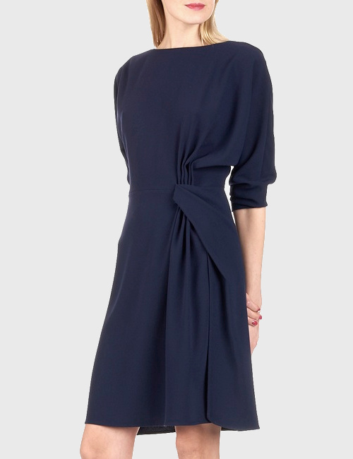 Robe bleu marine T. Jarmon