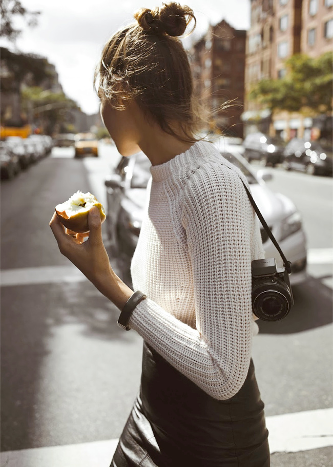 Le parfait total look noir et blanc #17