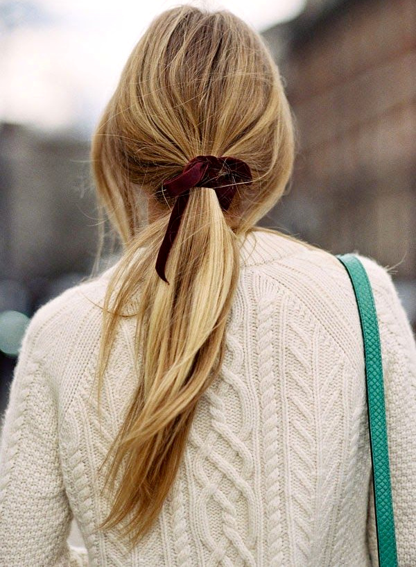 Le ruban, le nouvel élastique à cheveux !