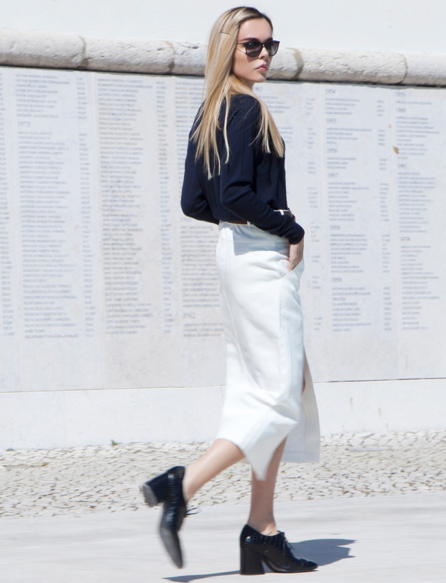 Le parfait total look noir et blanc #19