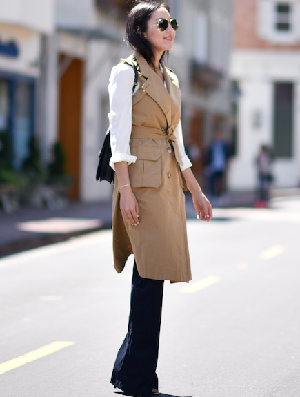 Wanted : un trench sans manches camel