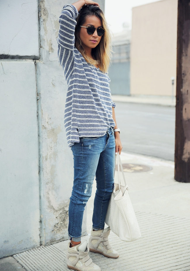 On aime quand la marinière se fait cosy...