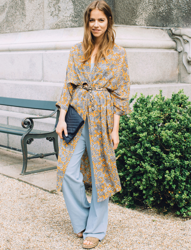 Le kimono long et fluide, le parfait trench de printemps !