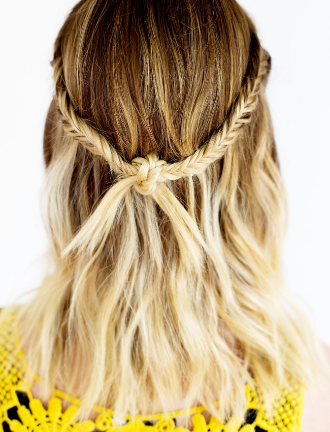 Et si on se passait d'�lastiques � cheveux ?